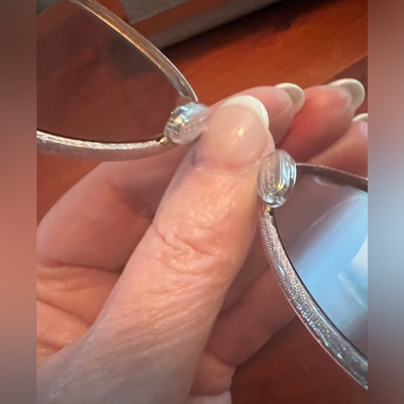 JIMMY CHOO CAT EYE SUNGLASSES WITH CASE AND DUST CLOTH - Picture 7 of 9